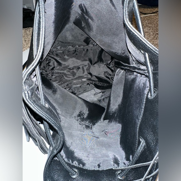 Victoria's Secret Fringe Drawstring Backpack - Picture 7 of 8
